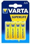 Batterie Zink-kohle, Mignon, Aa, R06, 1.5v, Superlife, 4 St&uuml;ck - Varta