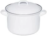 Riess Fleischtopf Mit Deckel 22cm Wei&szlig; 0125-033