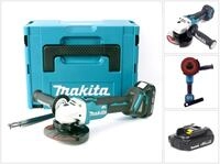 Makita Dga 504 Y1j Akku Winkelschleifer 18v 125mm Brushless + 1x Akku 1,5ah +...