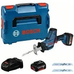Bosch Akku-s&auml;bels&auml;ge Gsa 18 V-li C, Incl. 2x Akku Gba 5 Ah, Schnellladeger&auml;t, 3x
