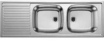 Top Ezs - Sp&uuml;le, 1235x435, Edelstahl 500374 - Blanco