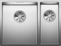 Blanco Unterbausp&uuml;le Claron 340/180-u Edelstahl Steelart Infino Ablauf Hauptbecken