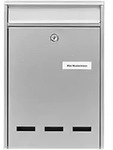 Burg Wachter - Burg-w&auml;chter Briefkasten 315 X 215 X 75 Mm Silber Wandbriefkasten