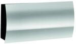 Zeitungsfach, Aufputz, Edelstahl, Schwarz, 310x160x80mm
