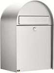 Burg Wachter - Briefkasten Nordic 3680 Ni Farbe Edelstahl Mit Transparentem