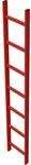 Schachtleiter Gfk L.3080mm &Auml;u&szlig;ere B.350mm Holm-gr.58 X 25mm Ku.-sprosse...