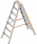 Le Topic - Stufen - Stehleiter 2x7 Stufen - Layher
