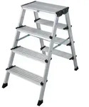 Krause - Aluminium-klapptritt Monto Treppo 2,85 M Klappleiter