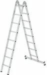 Steigtechnik Klappleiter 2tlg. Mit Nivello-traverse 2 X 8 Sprossen - 032216 -