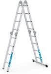 Geb&ouml;rdelte Vielzweckleiter, 4-teilig Multitec M 4 X 4 Sprossen, 42384 Zarges