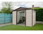 Metall-ger&auml;tehaus 'brandenburg 106', Taupe, 5,30 M2, Ohne Bodenrahmen - Yardmaster