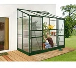 Vitavia - Anlehn-gew&auml;chshaus 'ida 3300', Smaragd Gr&uuml;n, 3,3 M2, 4 Mm Hkp