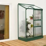Vitavia Anlehn-gew&auml;chshaus "ida 900", Smaragd Gr&uuml;n, 0,9 M2, 4 Mm Hkp