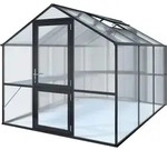 Gew&auml;chshaus 'rose Iii' 7,5 M2, Anthrazit-grau - Kgt
