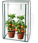 Tomaten Gew&auml;chshaus 100x50x150cm Tomatenhaus Treibhaus Foliengew&auml;chshaus