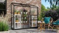 Vitavia Anlehn-gew&auml;chshaus "ida 1300", Schwarz, 1,3 M&sup2;, 4 Mm Hkp