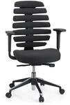 B&uuml;rostuhl / Drehstuhl Ergo Line Ii Stoff Schwarz Hjh Office