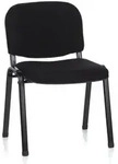 Konferenzstuhl / Besucherstuhl / Stuhl Xt 600 Schwarz/schwarz Hjh Office