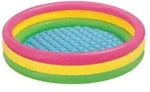 Aufblasbares Schwimmbecken Mit 3 Ringen 147x33 Cm