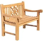 Teakbank Florida Teak 120 Cm