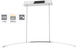 Eglo - Led Pendelleuchte Lasana Chrom 90 Cm Warmwei&szlig; Deckenlampen & Kronleuchter