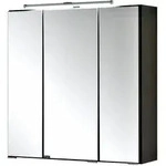 Lomadox - Spiegelschrank Graphitgrau 60cm Padua-03 Led-aufbauleuchte, B/h/t Ca.