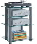 Ebuy24 - Hifi M&ouml;bel Rack Alu Glas Phono Bilus
