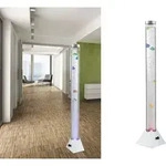 Led Rgb Wasser S&auml;ule Klar Deko Fische Steh Lampe Kabel Schalter Farbwechsel