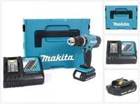 Makita Dhp 453 Y1j-d Akku Schlagbohrschrauber 18v 42nm Im Makpac + 1,5 Ah Akku +