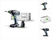Festool T 18+3 Li-basic Akku Bohrschrauber 18v 50nm Brushless Solo + Systainer (