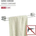 Turbo-loc Handtuchstange Stahl, Beige Badetuchhalter - Wenko