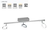 3er Led Spot Cardillio 1 Alu-chrom 69 X 8,5 Cm Warmwei&szlig; Deckenlampen & Kronleuchter