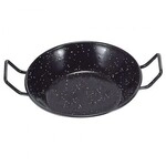 Doppeltiefe Pfanne Mit Emaillierten Griffen 38 Cm.