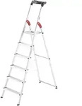 Hailo L60 Standardline, Alu-sicherheits-stehleiter, 6 Stufen