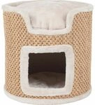 Odpoč&iacute;vadlo Trixie Ria Cat Tower Svetlo &Scaron;ed&eacute;-pr&iacute;rodn&eacute; 37cm