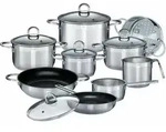 Gsw Alara Kochtopfset 14 Teile Silber