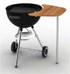 Weber Bambusholz Arbeitstisch, F&uuml;r Holzkohlegrills Mit 47cm Und 57cm (au&szlig;er Compact