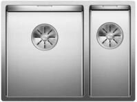 Blanco Einbausp&uuml;le Claron 340/180-if Edelstahl Steelart Infino Ablauf Hauptbecken