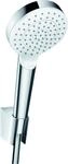Hansgrohe - Crometta - Brausegarnitur 1jet, Mit Halter Porter, 125 Cm, Wei&szlig; /