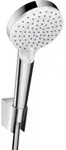 Hansgrohe - Crometta - Brausegarnitur Vario 9 L/min, Mit Halter Porter, 2 Strahlen,