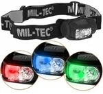 Molle-scheinwerfer Mit 4-farbiger Led-beleuchtung, Schwarz, Mil-tec