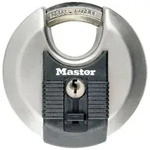 Master Lock Disc-vorh&auml;ngeschloss [schl&uuml;ssel] [edelstahl] [au&szlig;enbereich] M40eurd -