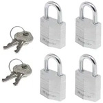 P55992 Vorh&auml;ngeschloss Gleichschlie&szlig;end Silber Schl&uuml;sselschloss - Master Lock