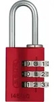 Zahlen-vorhangschlo&szlig;-aluminium Breite 20mm,145/20 M.ean,farbe Rot