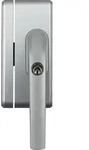 Abus - Fenstergriff-zusatzsicherung Fo400n S Silber Gleichschl. Al0125