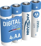 Ansmann - Akku Mignon Aa, 4 St&uuml;ck, Min. 2650 Mah 1,2v Ni-mh,hohe Kapazit&auml;t