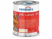 Remmers HK-Lasur 3in1 weiß, 0,75 Liter, Holzlasur aussen, 3facher Holzschutz mit