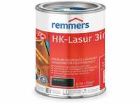 HK-Lasur 3in1 ebenholz, 0,75 Liter, Holzlasur aussen, 3facher Holzschutz mit