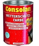 Wetterschutzfarbe Moosgr&uuml;n 2,5 Ltr - Consolan