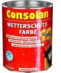 Wetterschutzfarbe Braun 0,75 Ltr. - Consolan
